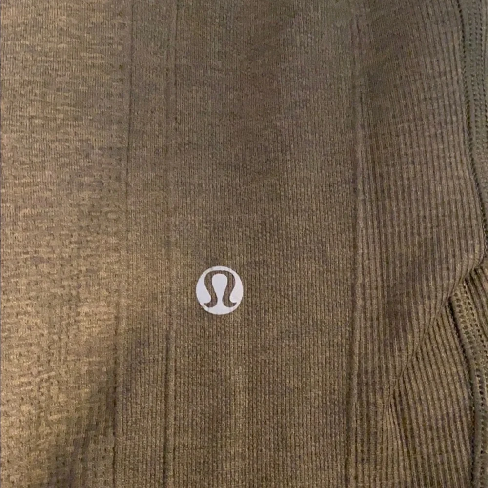 Lululemon Q5 Compression Leggings Olive Green Sz 4 - Picture 6 of 14